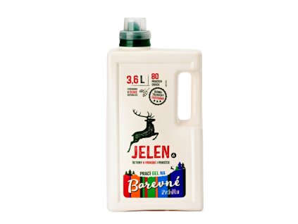 JELEN prací gel na barevné prádlo, 60 PD 2,7l