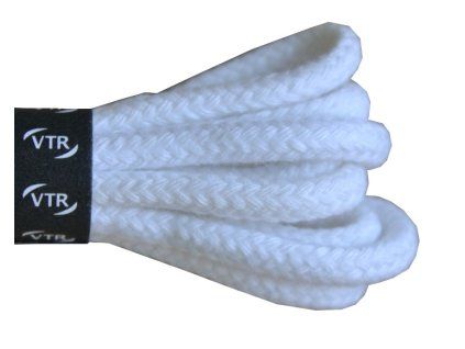 tkaničky kulaté bílé silné