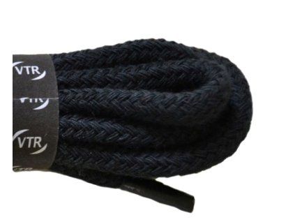 tkaničky černé kulaté silné