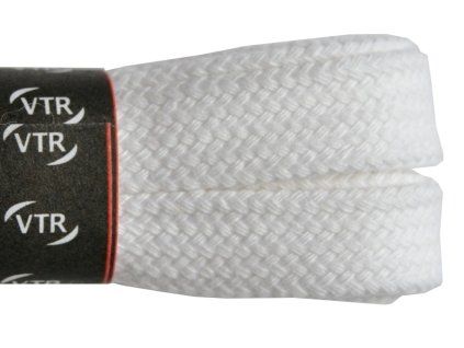 tkaničky ploché bílé