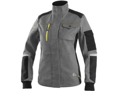 stretch dámská bunda šedá