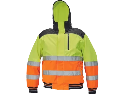CERVA KNOX FIELD reflexní pilot bunda žluto-oranžová