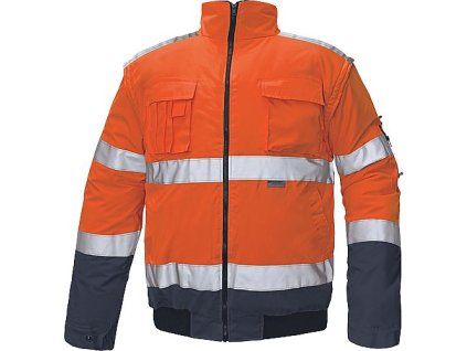 clovelly bunda oranž. navy