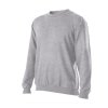 mikina klasicka unisex šedeý melír
