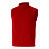 fleece vesta Lambeste pánská červená