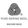 logo pure merino wool MW