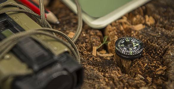 HELIKON Kompas Button Large - black (KS-BCL-AT-01)