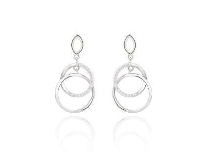 Visiace náušnice kolieska