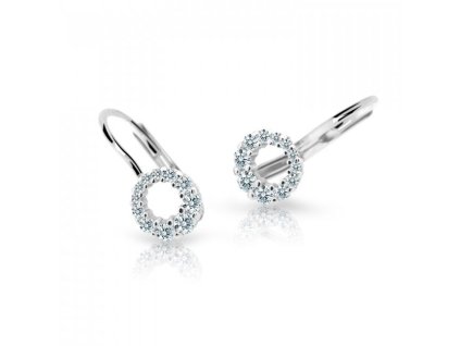 Náušnice z bieleho zlata B50938