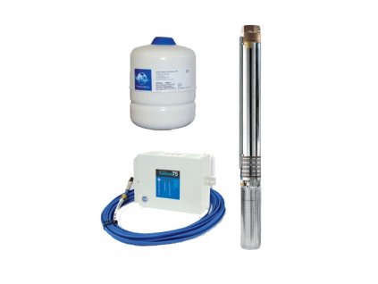 Domácí vodárna Calpeda 4 SDFE 22/10 230V + frekvenční měnič SubDrive75 + nádoba TW18
