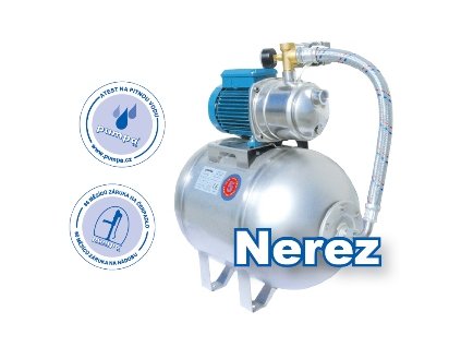 Calpeda vodárna NGXM 3 50L nerez ležatá 230V 2,1-3,5bar