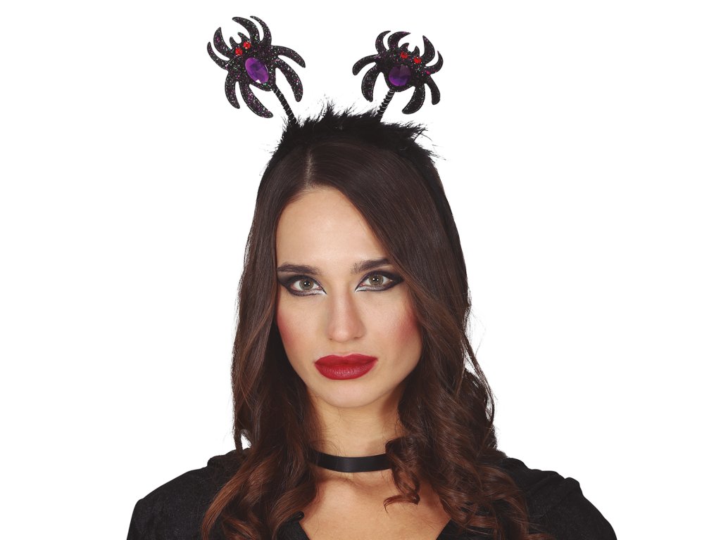 Дамска диадема за глава Блестящи паяци