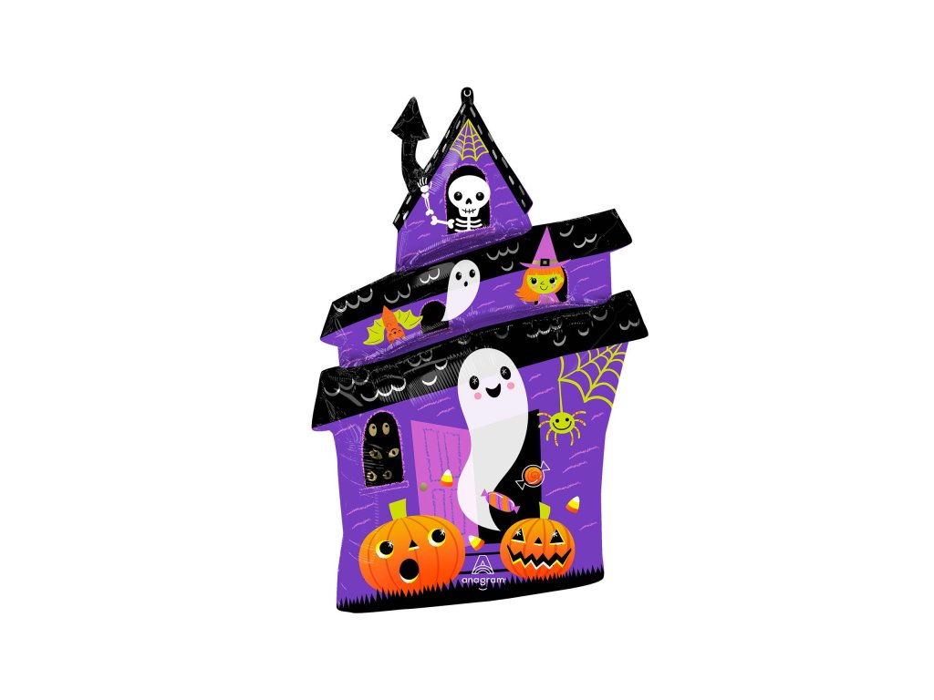 Балон от фолио Призрачна къща, 58 x 81 см