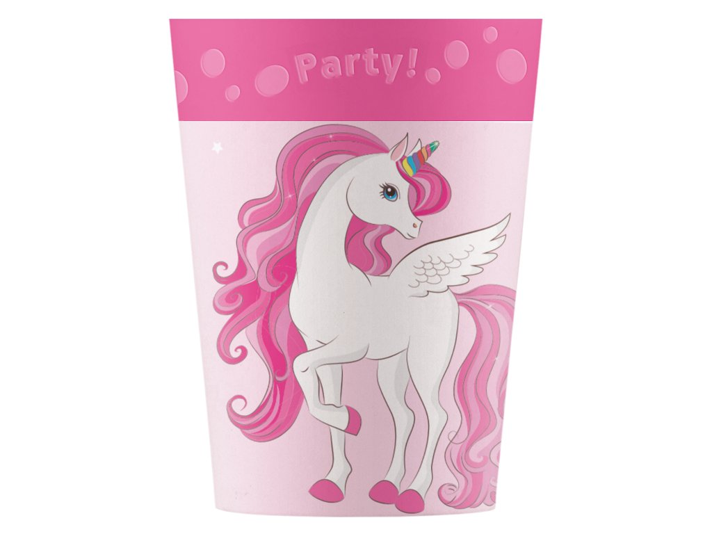Парти чаша Еднорог 250 ml 1 бр