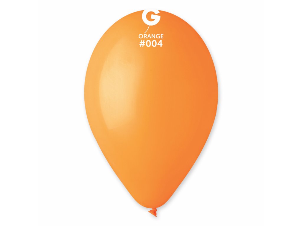 34196 1 balonik pastelovy oranzova mandarinka 26 cm