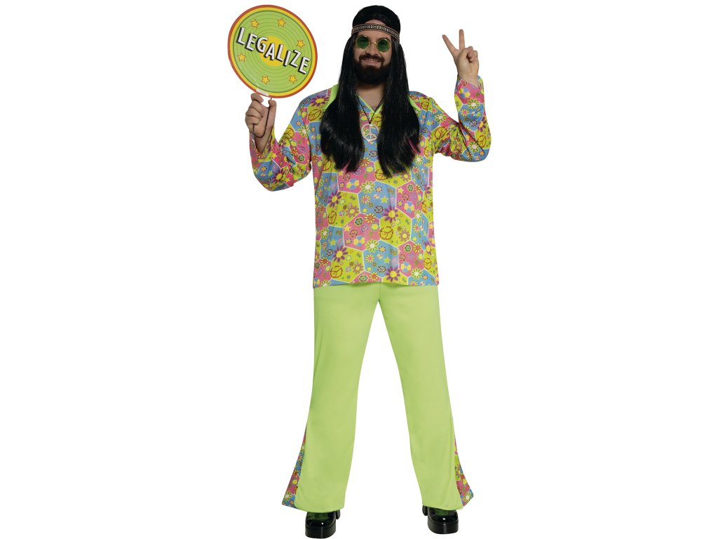 Мъжки костюм - Хипи