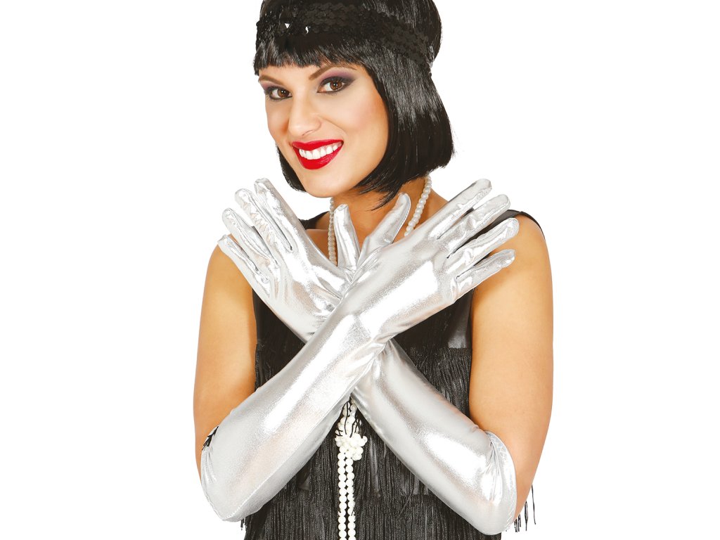 Сребристи ръкавици