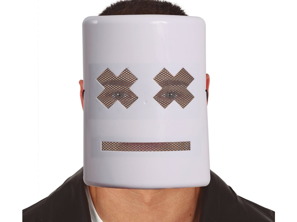 Бяла маска с кръстове