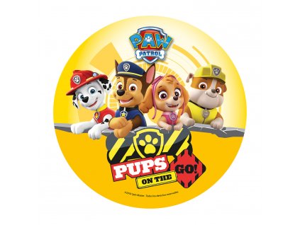 57609 2 jedly papier paw patrol pups on the go 20 cm