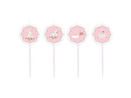 57987 1 sviecky princess labut 7 cm 4 ks