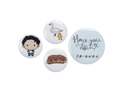 Sada odznakov Friends - Joey