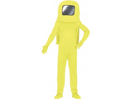 Detský kostým - Among Us žltý (Размер - деца M)