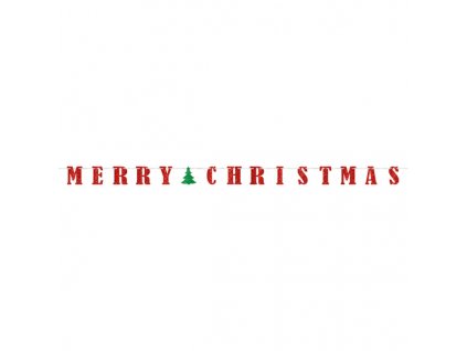 62532 vianocny banner merry christmas 365 7 x 12 7 cm