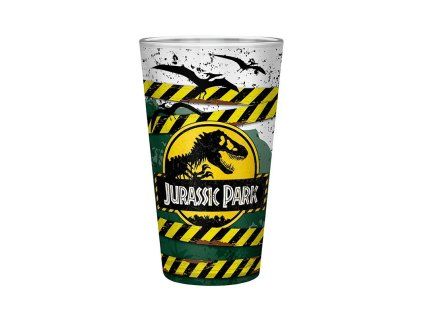 Sklenený pohár - Jurský Park 400 ml