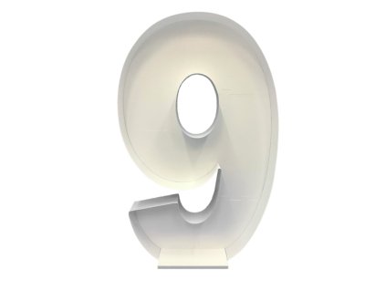 Šablóna na balóny číslo 9