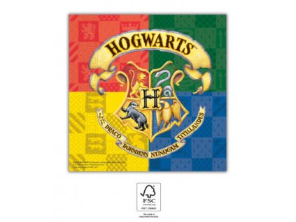 64056 1 servitky harry potter fakulty 33 x 33 cm 20 ks