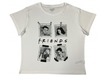 Dámske tričko - Friends biele (Размер - Възрастни L)