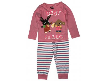Dievčenské pyžamo - Bing ružové (Размер - деца 104)
