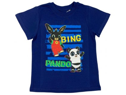 Chlapčenské tričko - Bing tmavomodré (Размер - деца 104)