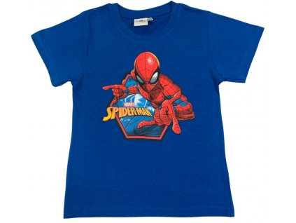 Chlapčenské tričko - Spiderman svetlomodré (Размер - деца 104)