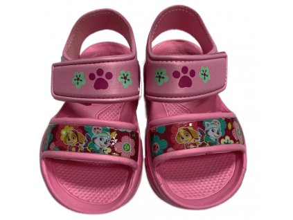 Dievčenské sandále - Paw Patrol svetloružové (Обувки 22)