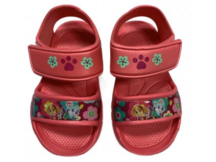 Dievčenské sandále - Paw Patrol tmavoružové (Обувки 22)