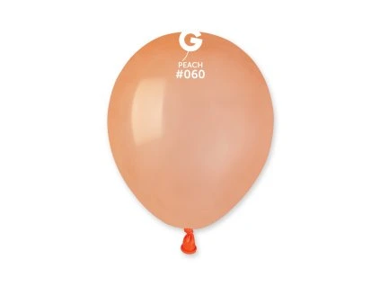 Balónik pastelový broskyňový 13 cm