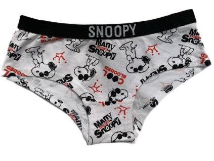 Dievčenské spodné prádlo - Snoopy biele (Размер - деца 122/128)