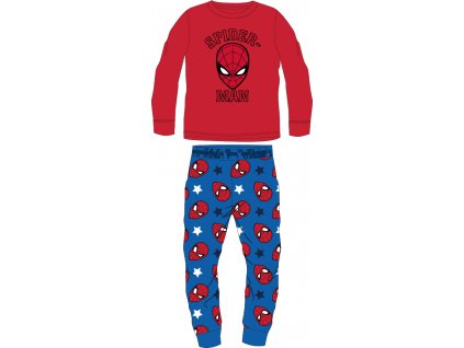 Chlapčenské pyžamo - Spiderman s hviezdičkami (Размер - деца 104/110)