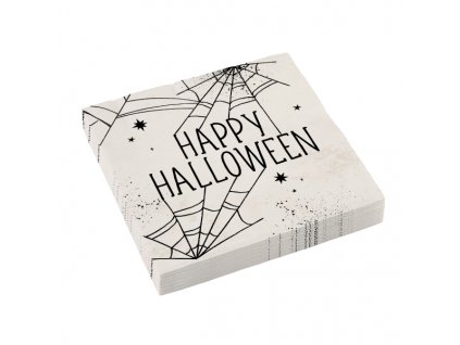 71404 servitky happy halloween pavucina 33 x 33 cm