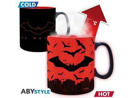 dc comics mug heat change 460 ml the batman box x2