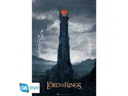 lord of the rings poster sauron tower 915x61