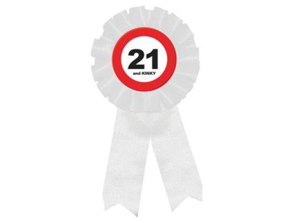 Кокарда 21. - червено/бяло