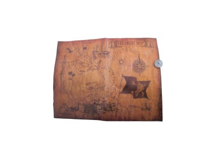 Карта на съкровищата с компас