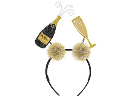 диадема за глава - шампанско