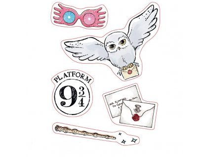harry potter stickers 16x11cm 2 sheets magical objects 2 x5 (2)