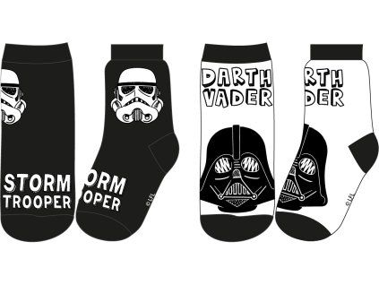 Sada 2 párov detských ponožiek - Star Wars