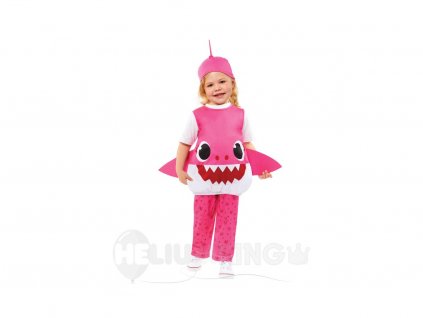 Detský kostým ružový - Baby Shark (Размер - деца XS)