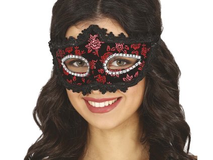 Шал - черно-червен