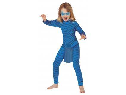 Detský kostým - Modrá mačka - Avatar (Размер - деца M)